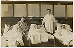 Soldiers in hospital, World War One