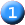 blue circle 1 icon