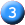 blue circle 3 icon